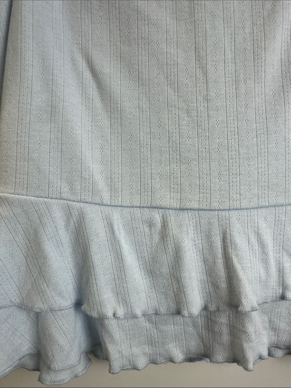 WILD FABLE  Blue Ruffled Mini Skirt - Picture 3 of 9